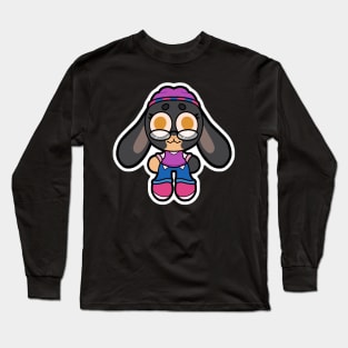 Bisexual Flag Bunny Long Sleeve T-Shirt